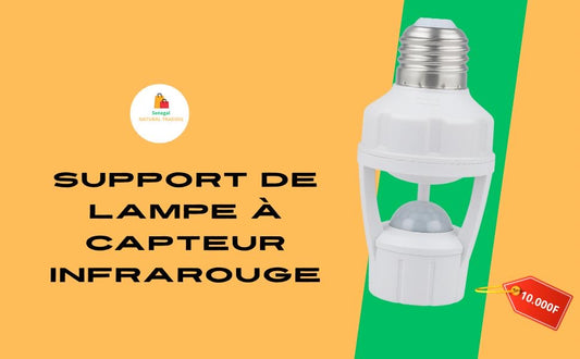 Support de Lampe à capteur infrarouge