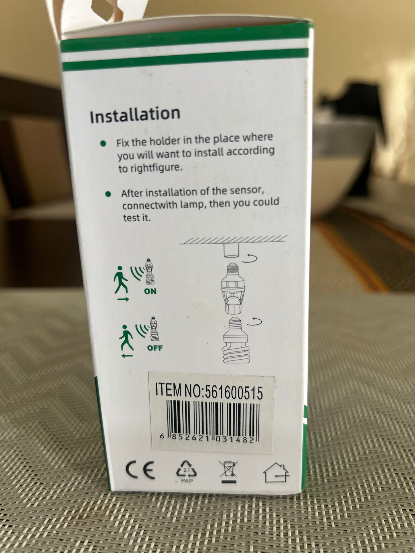 Support de Lampe à capteur infrarouge