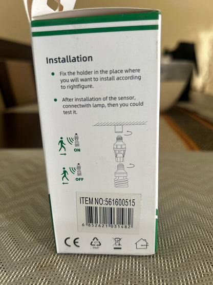 Support de Lampe à capteur infrarouge